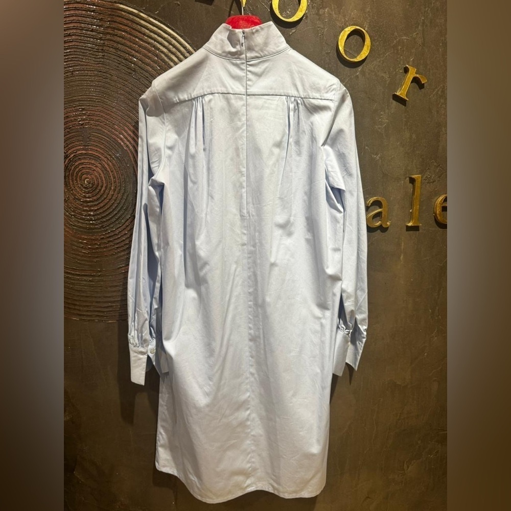 Baum und pferdgarten Light Blue mini Dress Shirt long sleeved size EU 36 NWT - Picture 2 of 4